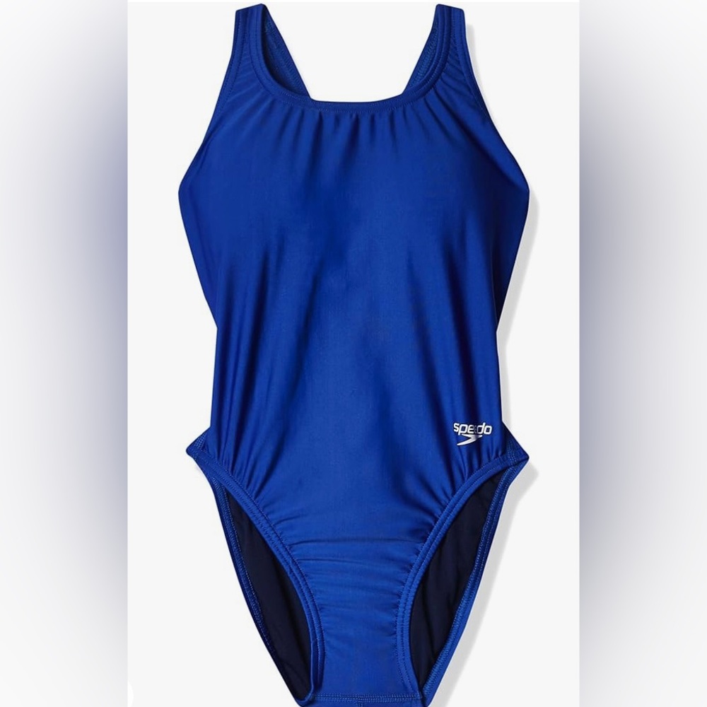 NWT Speedo Women’s One Piece Athletic Swimsuit Size 10 - Picture 2 of 10